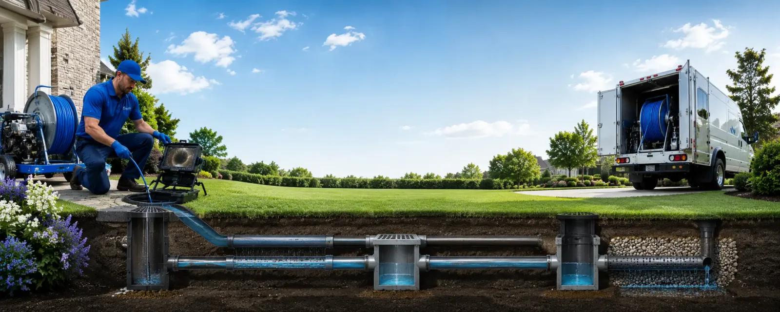 Outdoor drain cleaning information for Branch, MI